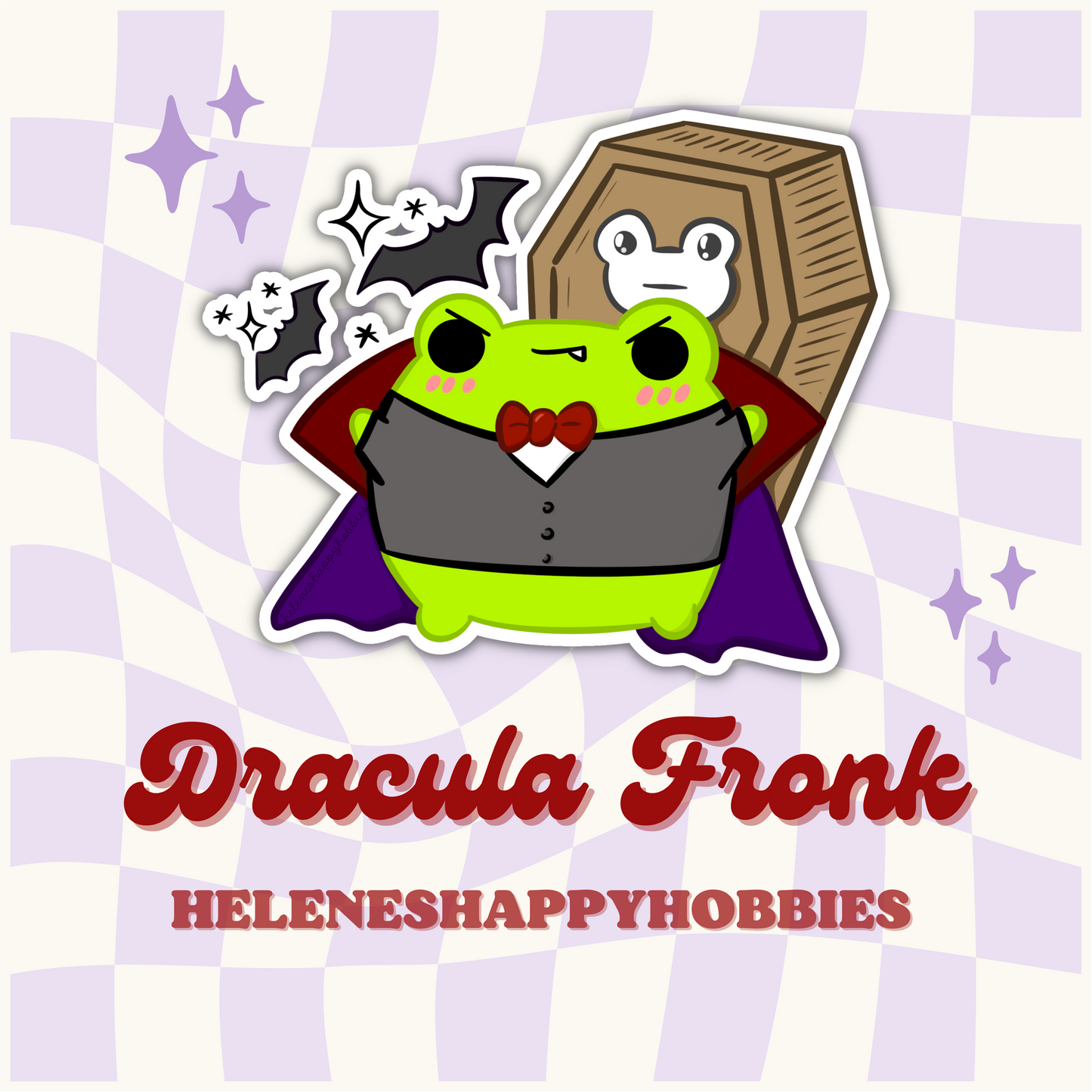 Spooky Frog Stickers