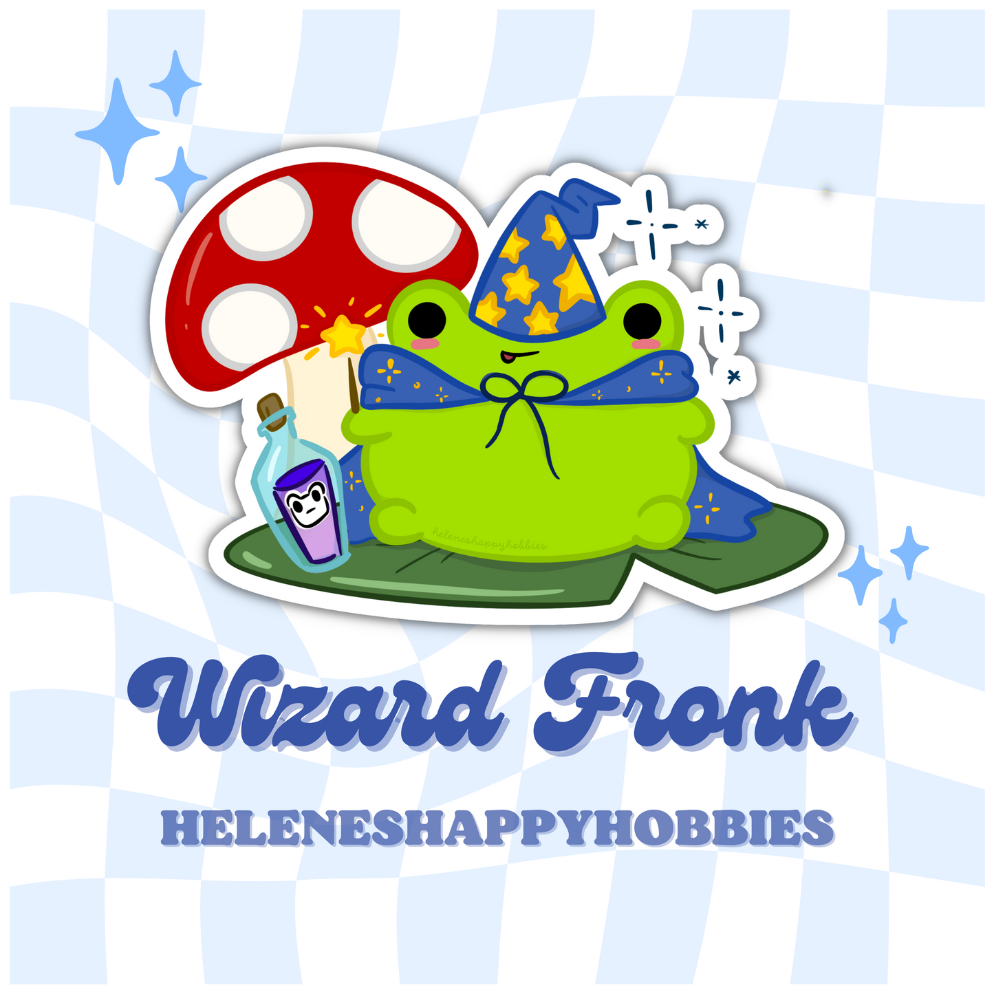 Spooky Frog Stickers