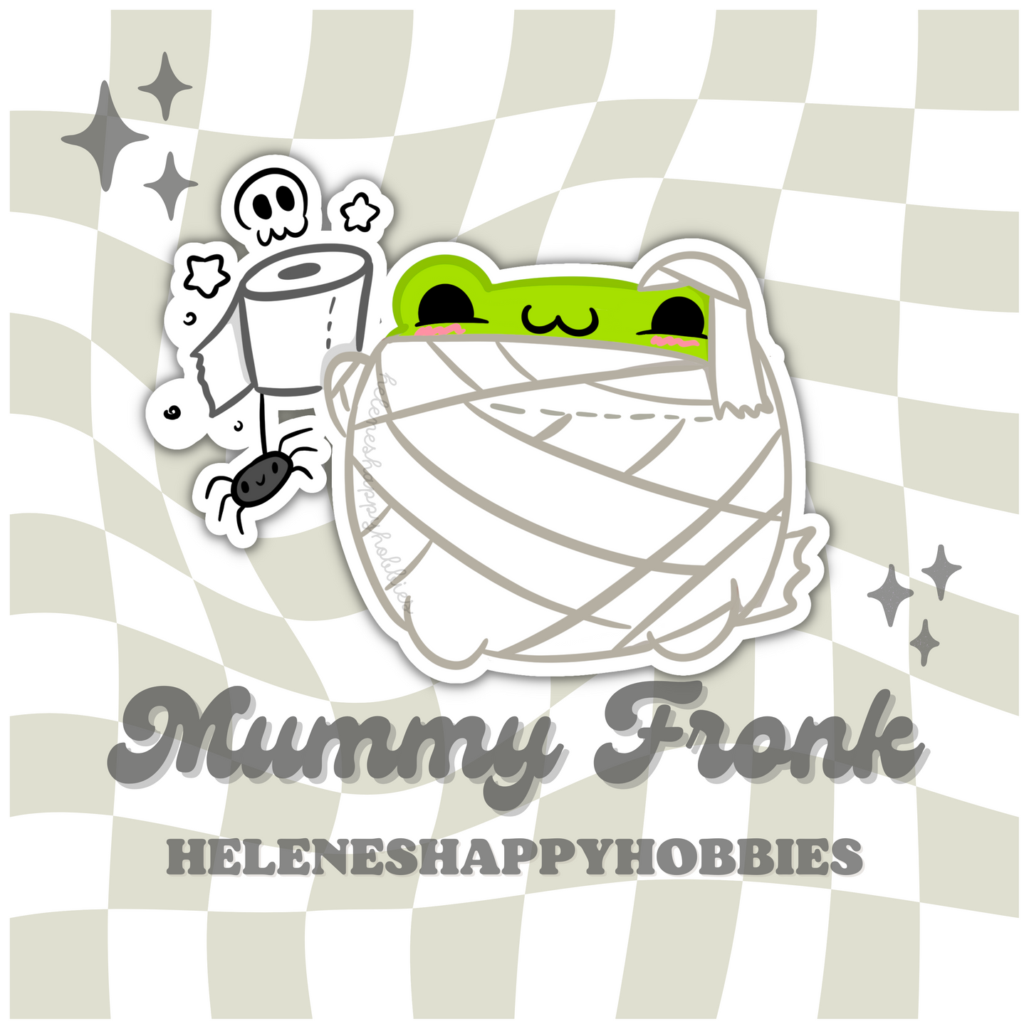 Spooky Frog Stickers