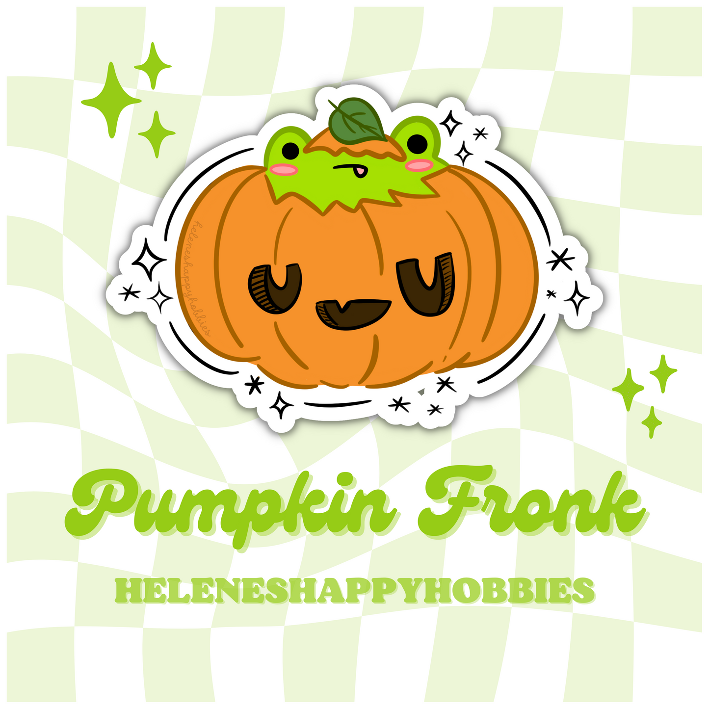 Spooky Frog Stickers