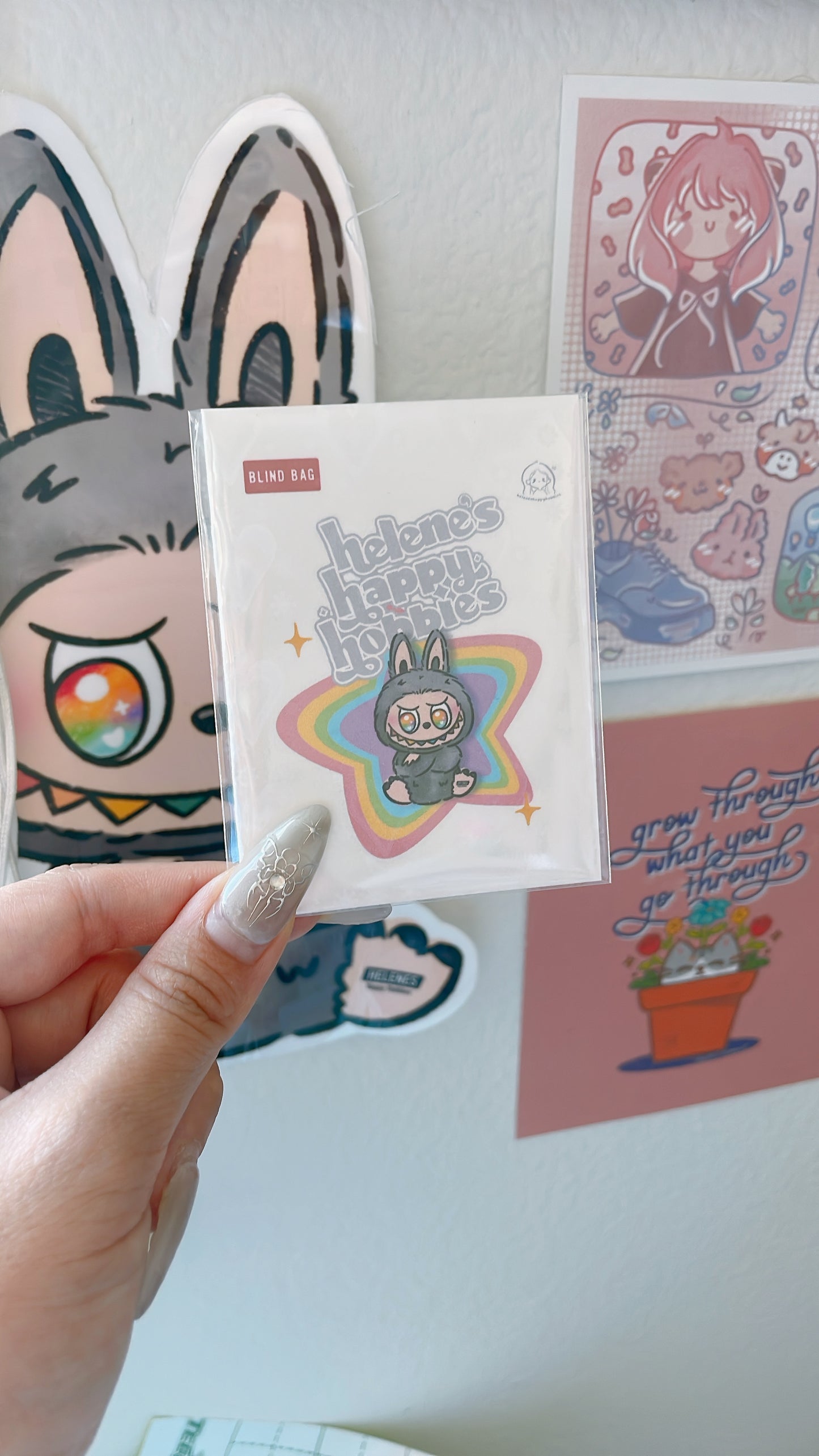 little monster bubu sticker blind bags ♡