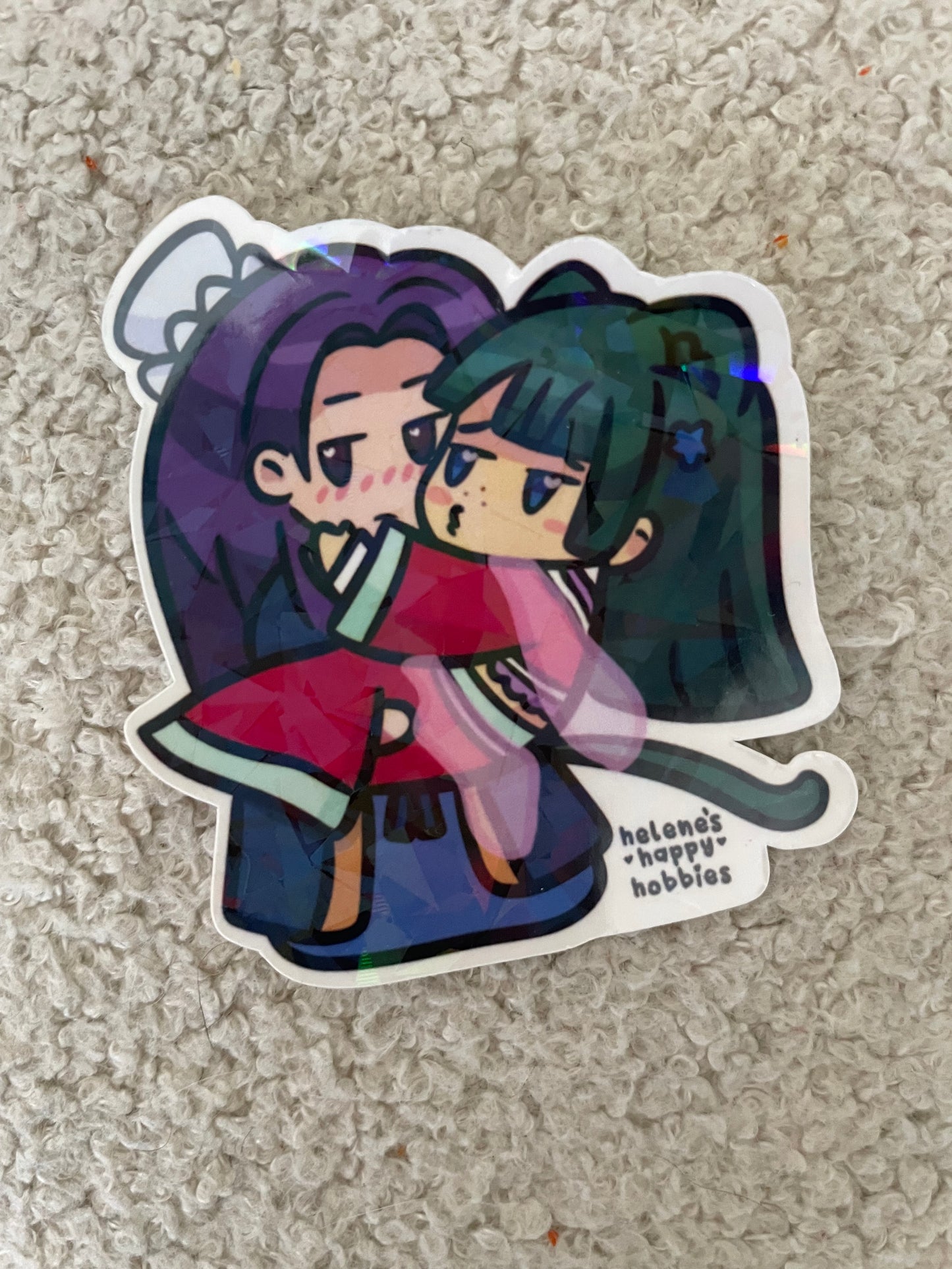 Maomao x Jinshi Stickers 3 different designs