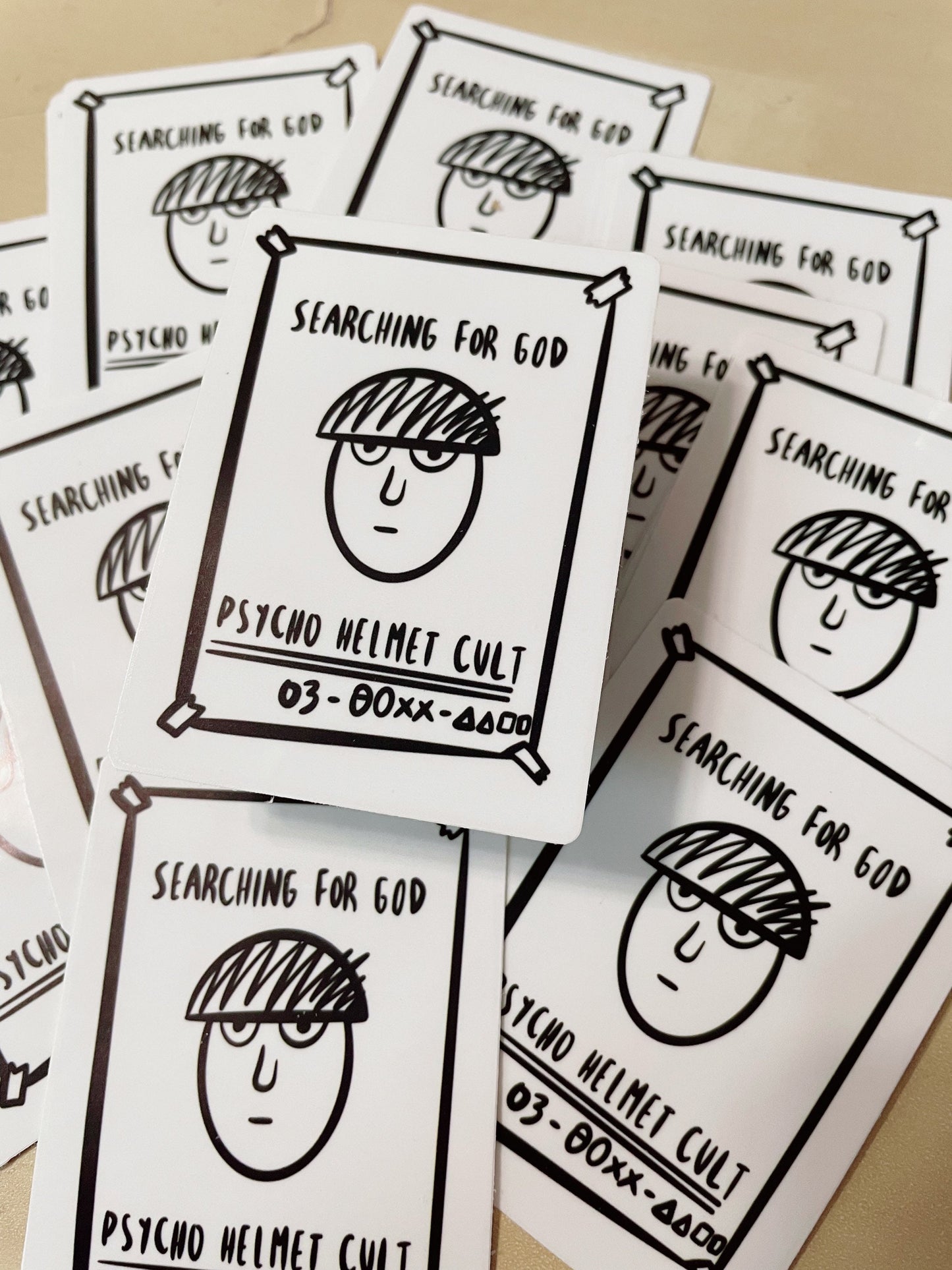 MP100 Cult Frosted Transparent Sticker