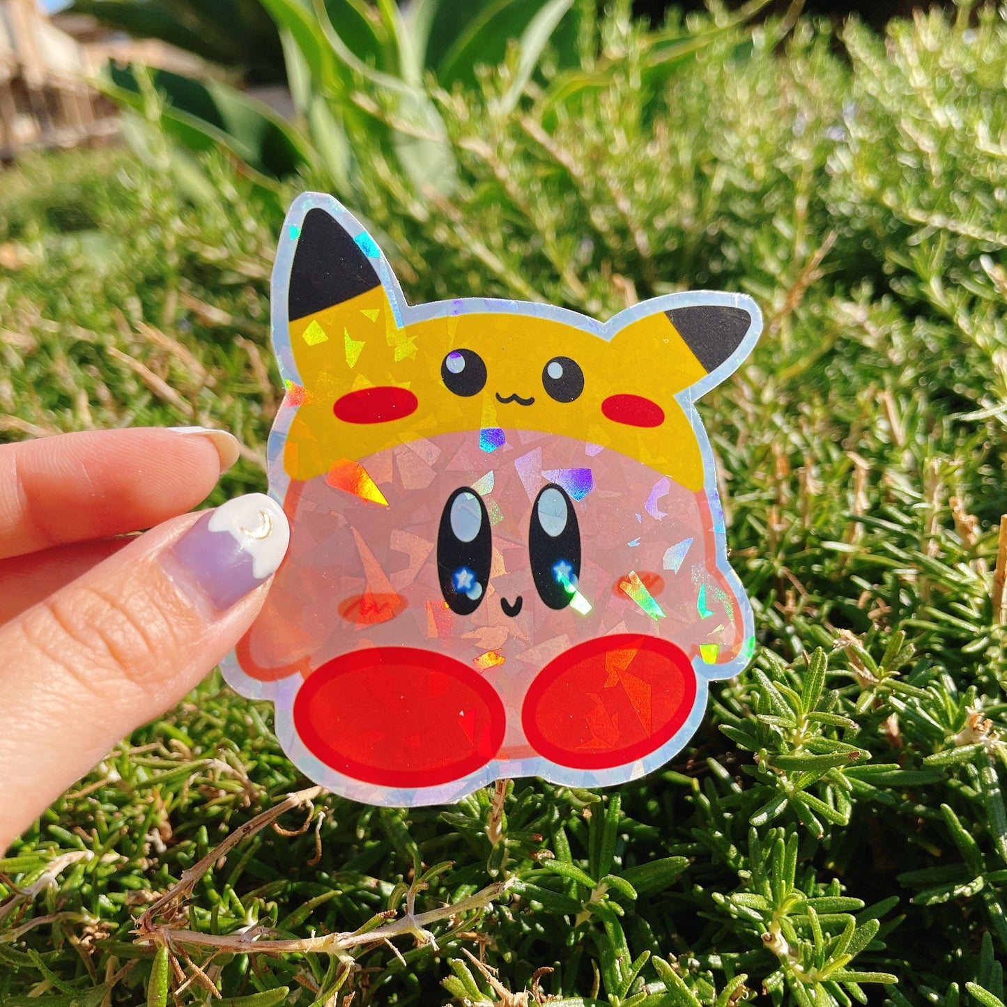 PikaKirby Sticker