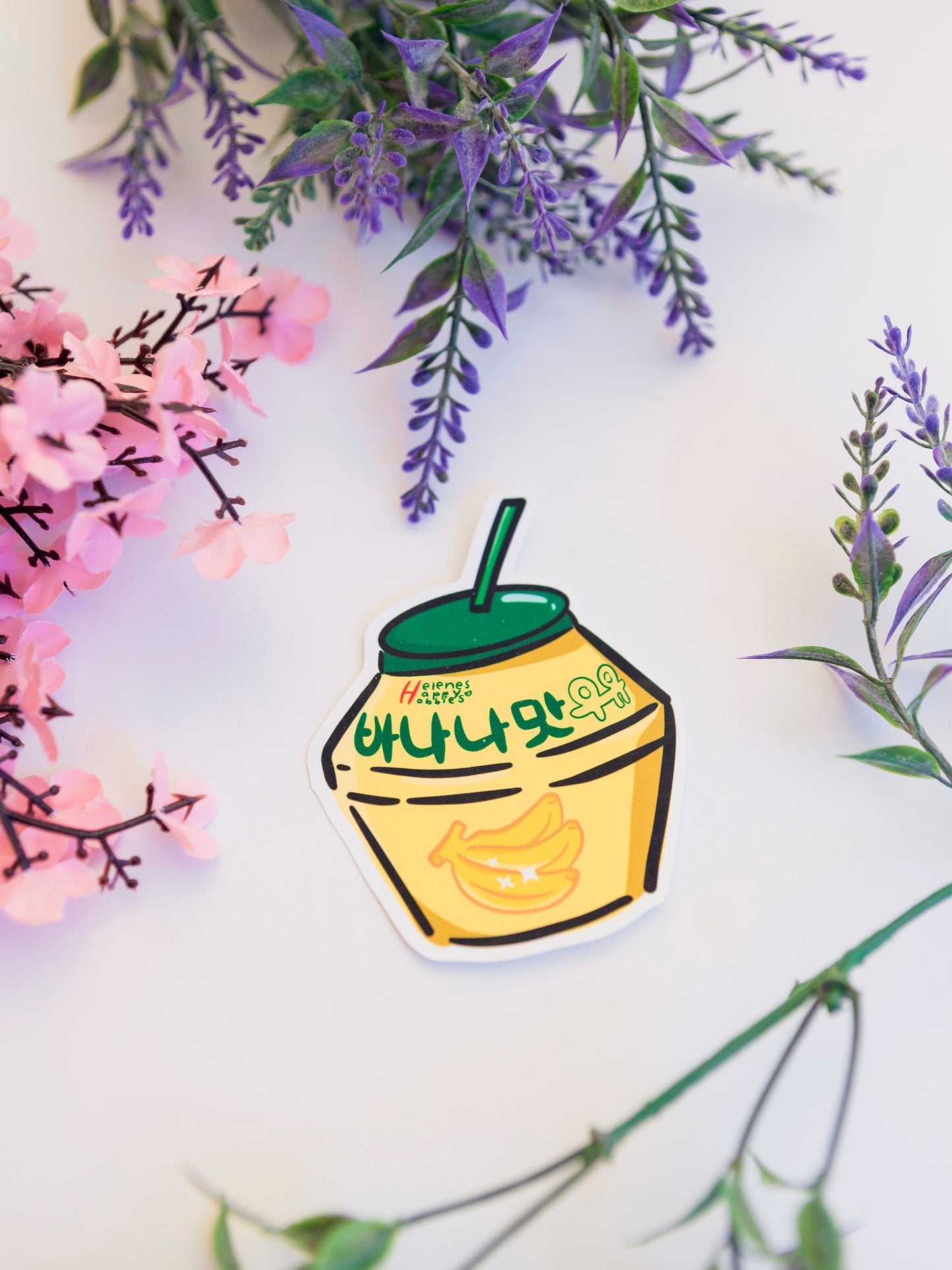 Korean Banana Milk Sticker