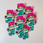 SK & Coffee Jelly Anime Sticker