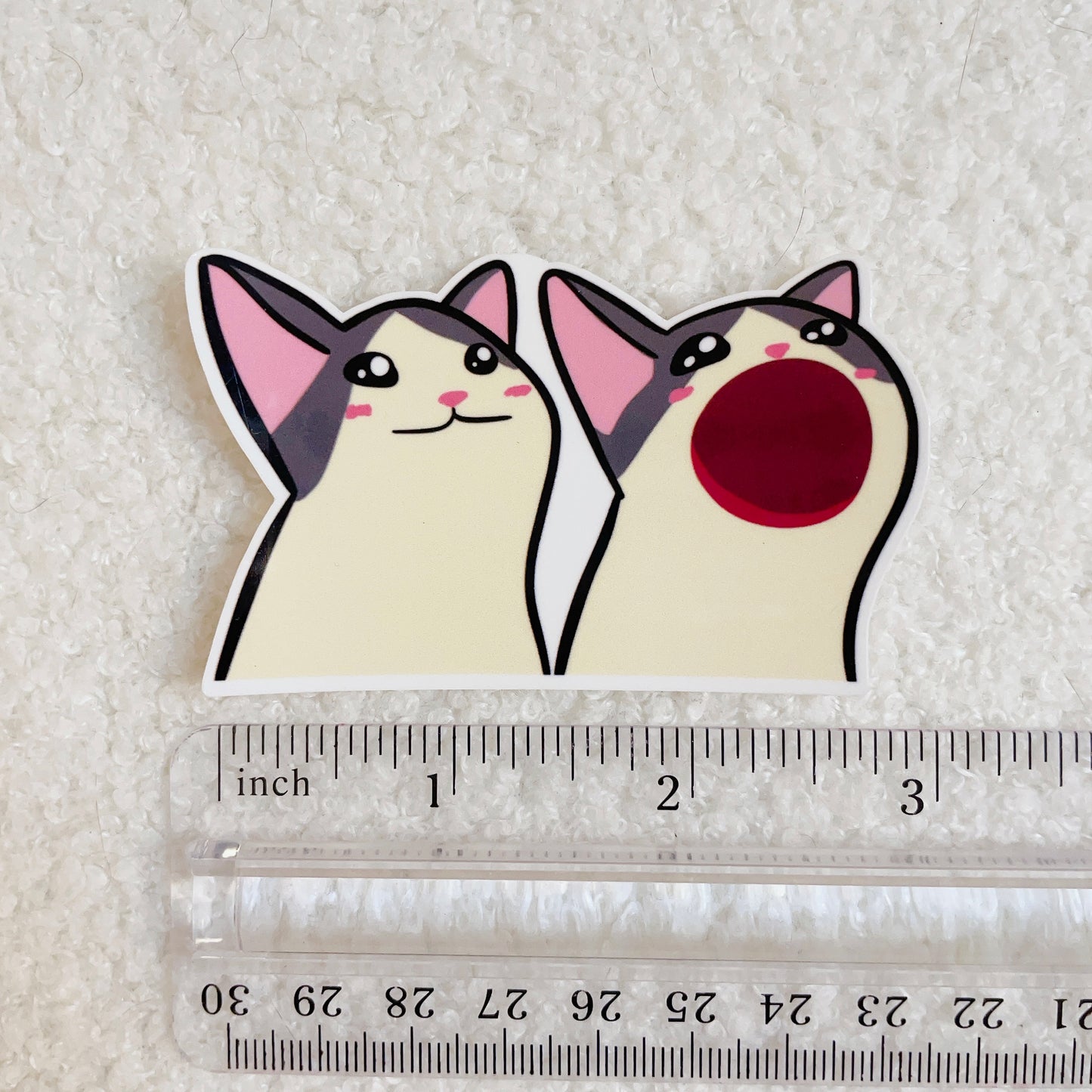 Popping Cat Sticker (Best Seller) UV Proof Available