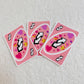 Uno Valentine’s Day Sticker