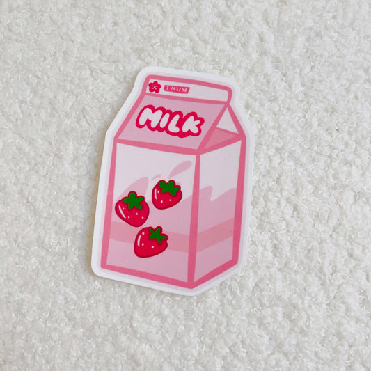 Strawberry Milk Sticker