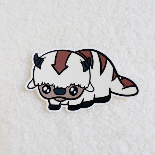 Flying Bison Anime Sticker