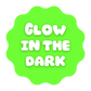 Glow-In-The-Dark Little Guy with 2 Cats Sticker (UV resistant)