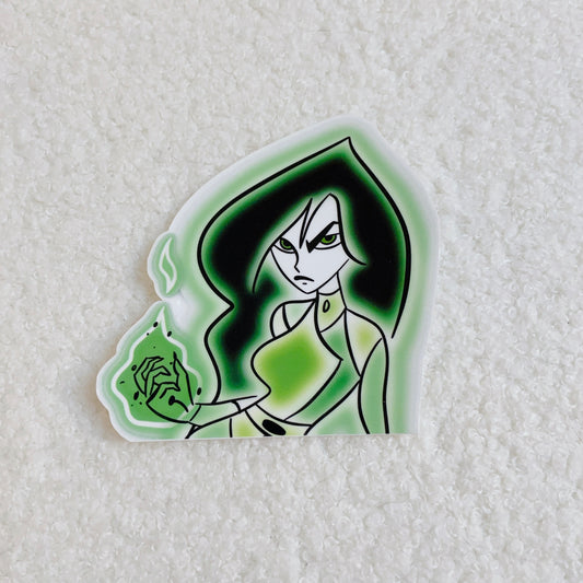 Green Girl Crush Sticker