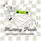 Spooky Frog Stickers