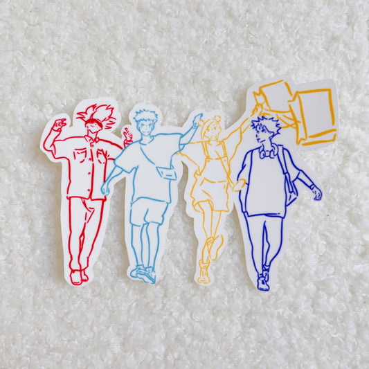 Fab 4 Sticker