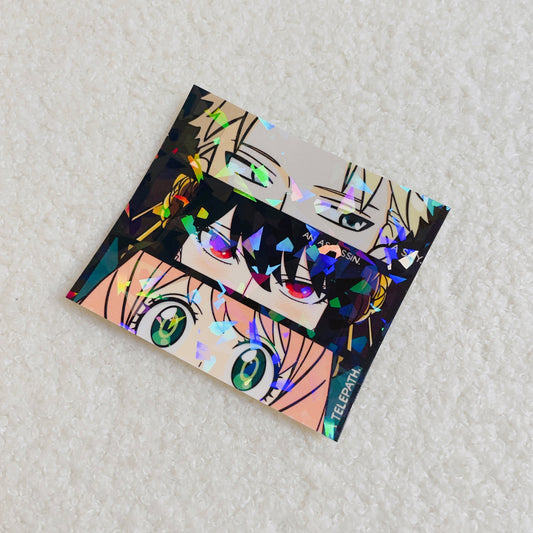 Spy Anime Sticker UV Protected Available