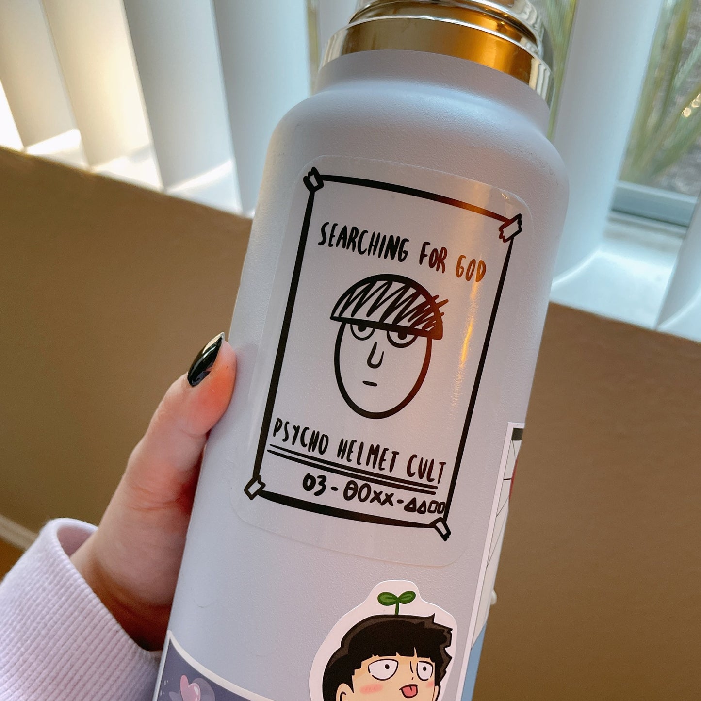 MP100 Cult Frosted Transparent Sticker