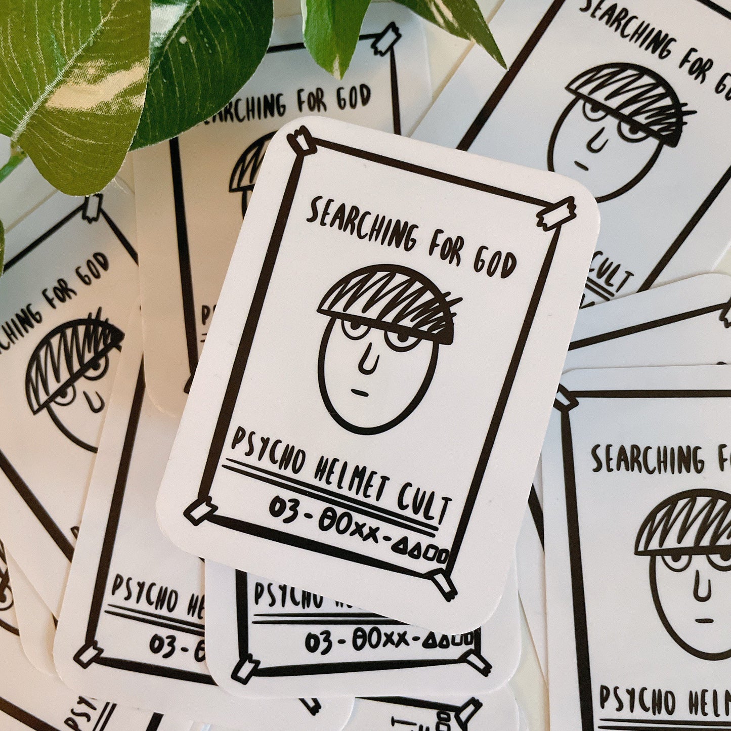 MP100 Cult Frosted Transparent Sticker